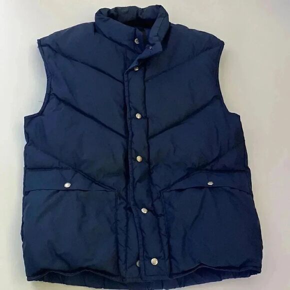 Vintage Alpine Design Down Puffer Vest - Picture 1 of 7